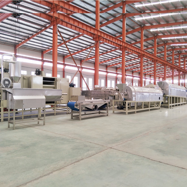 芝麻清洗炒制生產線